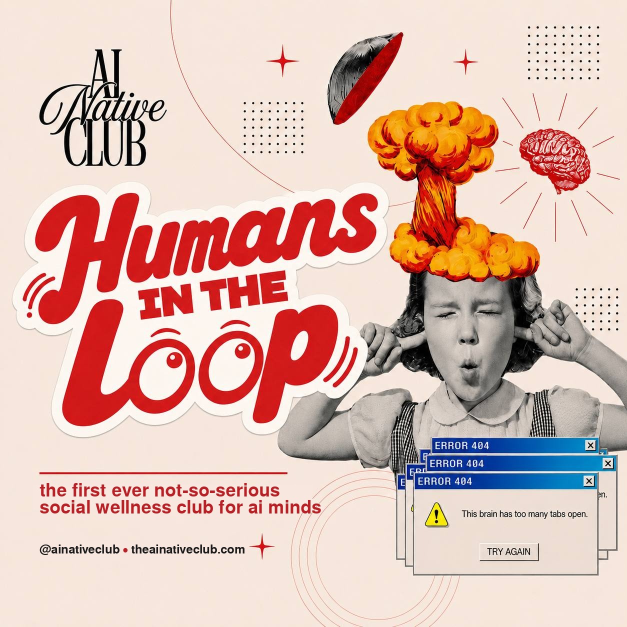 AI Native Club - Humans in the loop. The first ever not-so-serious social wellness club for AI minds.